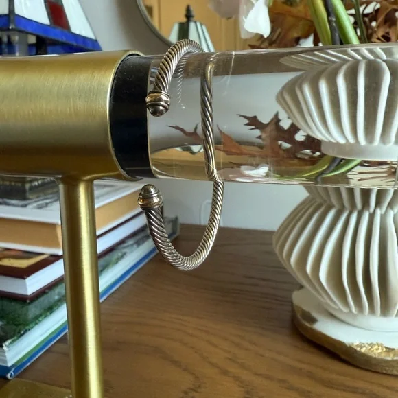 David Yurman Twisted Sterling Silver Bracelet - Picture 5 of 6